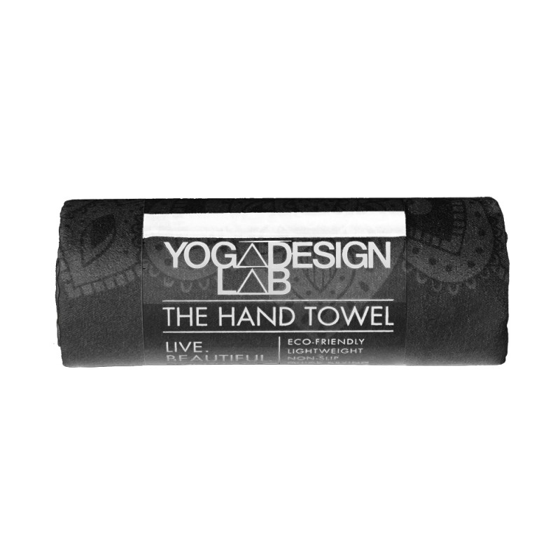 Yoga Mat Towel by Yoga Design Lab in Mandala Black – Turquoise Floating Yoga  / SUP Yoga Shop